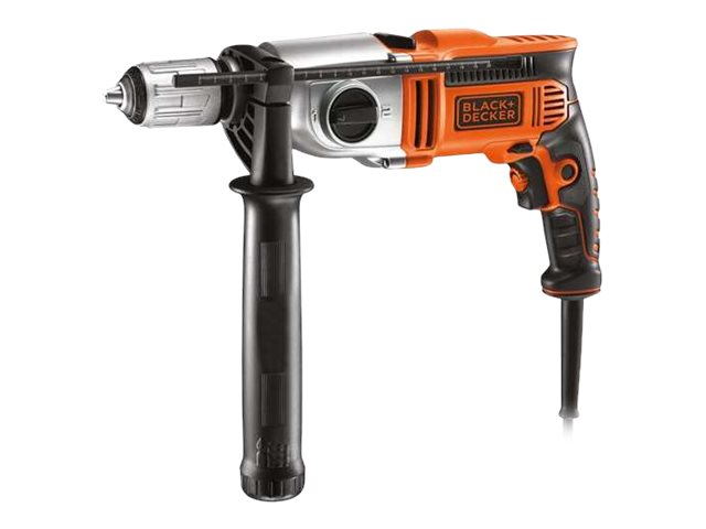 BLACK+DECKER KR911K-QS - Slagborr - 910 W - 2 hastigheter - nyckellös chuck 13 mm - 62 N·m