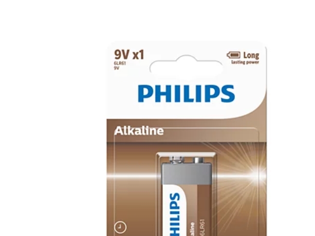 Philips Batterie Tech Alkaline 9V 1-Pack - 2110056