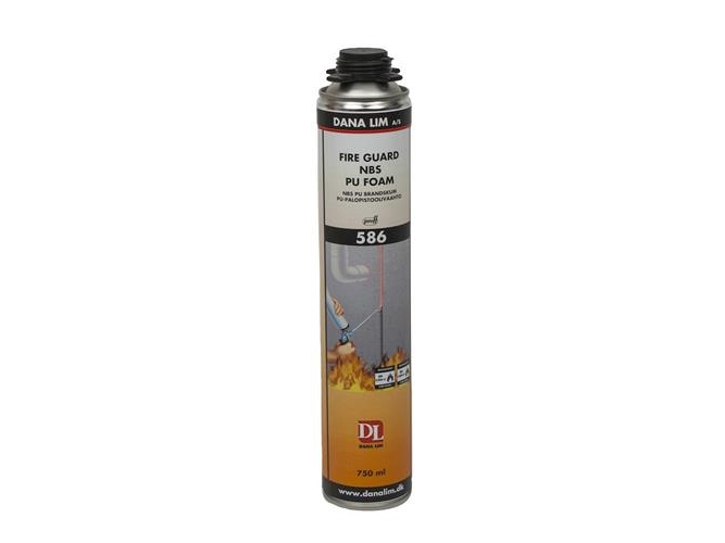 Dana lim Fire Guard NBS Prof 586 Brandhæmmende polyuretanskum, 1-komponent - 750 ml