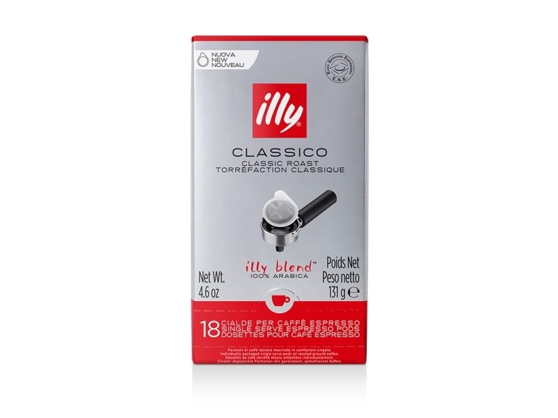 Illy 7998, Kaffeepad, Espresso, Medium Geröstet, 18 Tassen, Mehrfarbig, Illy