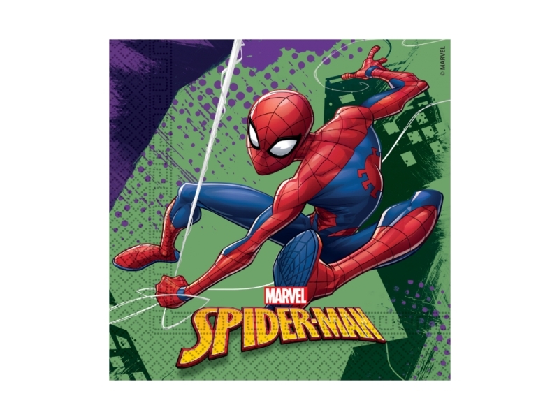 Spiderman Servietter, 20 Stk.