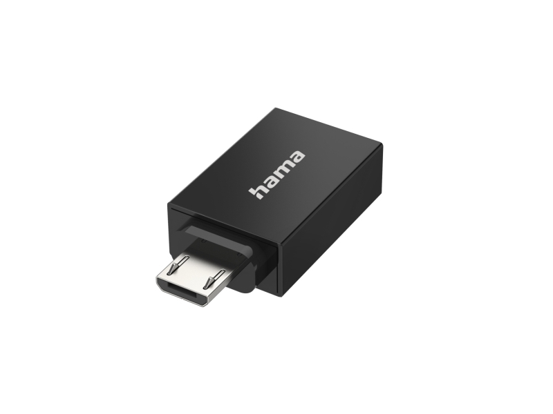 Hama 00300084, Mikro-Usb, Usb 2.0, Männlich, Schwarz