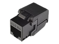 Solarix - Keystone Jack - Cat 5E - Utp - Rj-45 - Sort