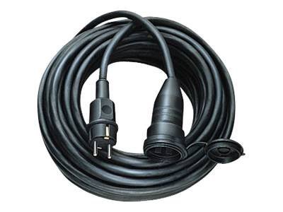 brennenstuhl H05RR-F 3G1,5 - Förlängningskabel för ström - 5 m - svart | Annan EL - Övriga artiklar | GameStuff