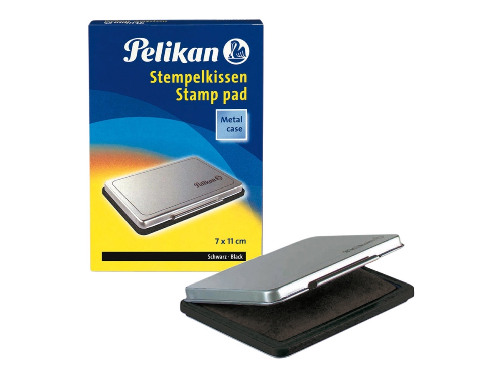 Pelikan 2 - Handstämpeldyna - svart - 70 x 110 mm | Kontorsmaterial - Stämpel - Stämpelkuddar & Stämpelfärg | GameStuff