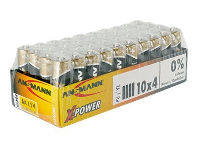 ANSMANN X-POWER Mignon AA - Batteri 4 x AA-typ - alkaliskt | EL Artiklar - Batteri - Knappcell batteri | GameStuff