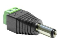 Delock 65487, Dc 2.5 X 5.5 Mm, 2P, Schwarz, Grün