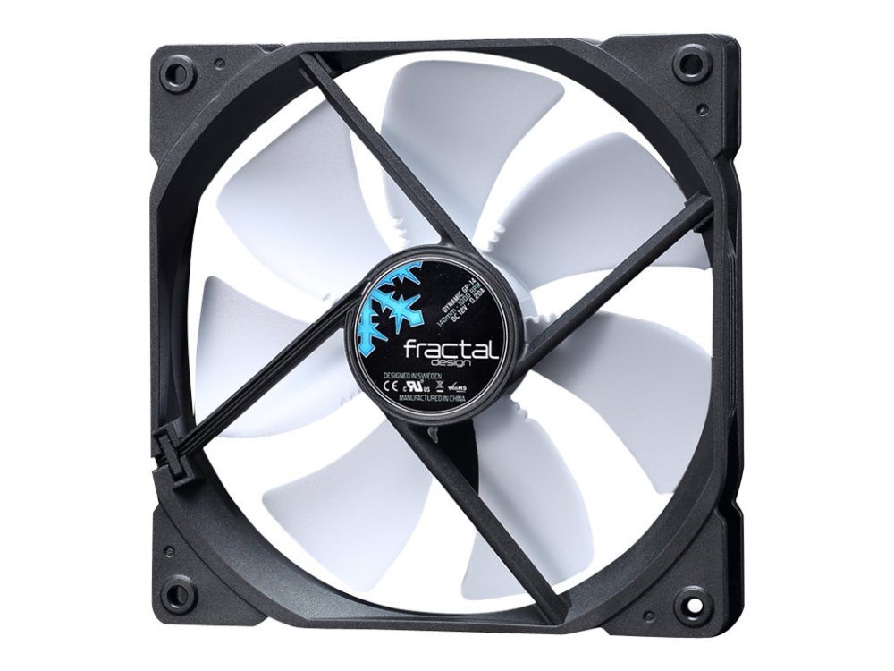 Fractal Design Dynamic Gp-14 - Indsats Med Blæser - 140 Mm - Sort, Hvid
