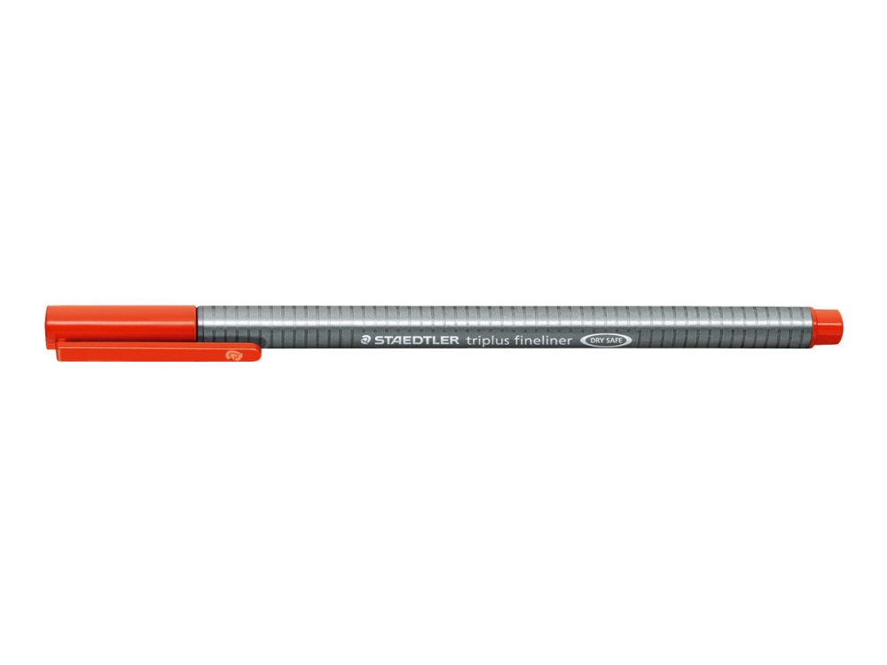 Staedtler Triplus 334, Rot, Grau, Rot, Dreieck, Tinte Auf Wasserbasis, Metall, 0,3 Mm
