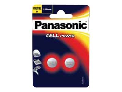 Panasonic CR2032L/2BP - Batteri 2 x CR2032 - Li - 220 mAh