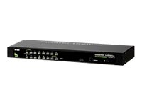 Aten 16-Port-Ps/2-Usb-Vga-Kvm-Switch, 2048 X 1536 Pixel, Qxga, Rack-Einbau, 6,5 W, 1U, Schwarz