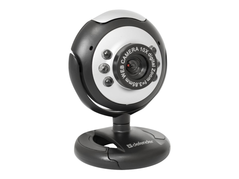 Defender C-110 - Webcam - Farve - 0.3 Mp - 640 X 480 - Audio - Usb 2.0