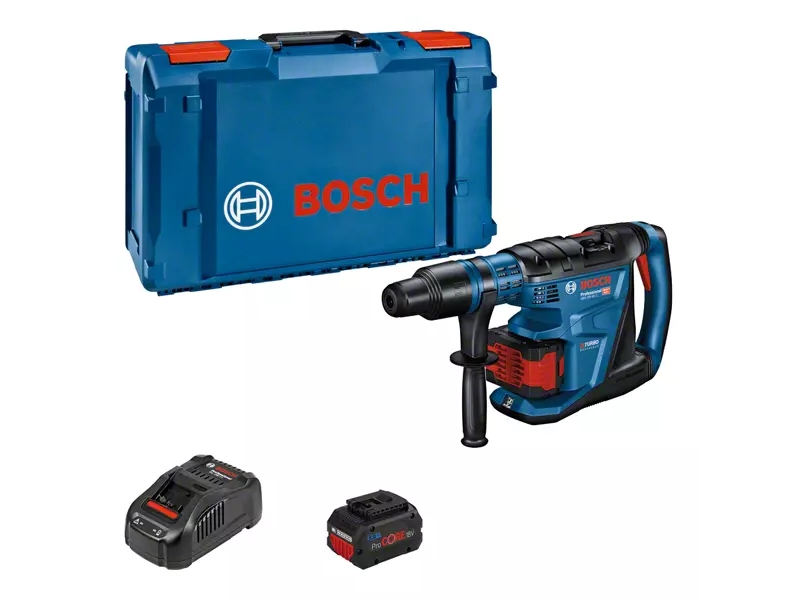 Bilde av GBH 18V-40 C PROFESSIONAL, SDS Max, Svart, Blå, Röd, Borstlös motor, 4 cm, 360 RPM, 9 J