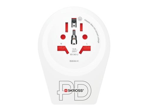 Skross 1.500291, Typ G (UK), Universal, Typ G (UK), Typ A, Typ B, Typ C, Typ G (UK), Typ I (AU), Typ J (CH), Typ L (IT), Typ N (BR), 100 - 250 V, 50 - 60 hz | Datortillbehör - Laddare & Batterier - Övriga nätaggregat | GameStuff