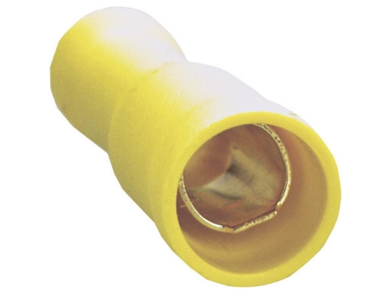 Sinuslive Car Hifi Rundstikhylster Sæt Med 10 Stk. 6 Mm² 6 Mm Forgyldt