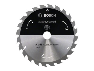 Bosch RUNDSAVKLINGE ACCU STD TRÆ 165X20MM 24T