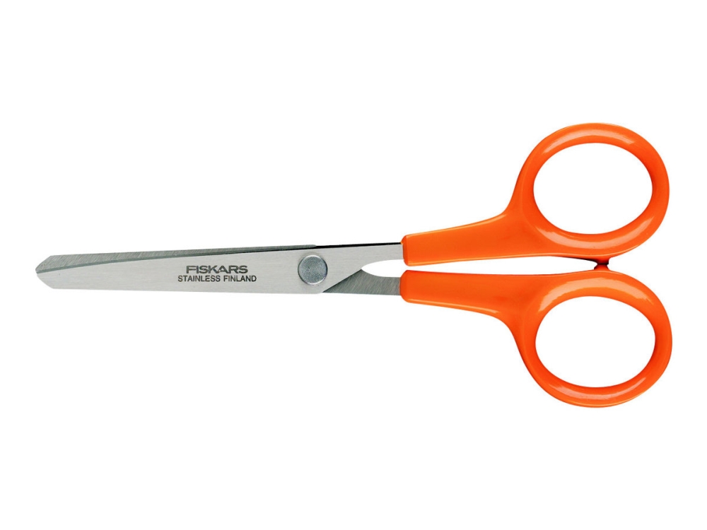 Fiskars Classic - Saks - Papir, Lamineret Materiale, Krøllebånd - 130 Mm