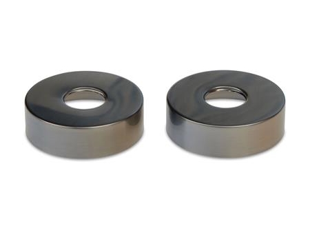 Blue Label-rosetter - rödmetall - diameter Ø74 mm - höjd 21 mm - levereras i set om 2. | VVS Artiklar - Badrum - Amatures och reservdelar | GameStuff