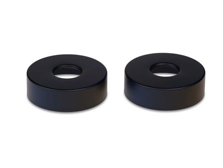 Blue Label-rosetter - matt svart - diameter Ø74 mm - höjd 21 mm - levereras i set om 2. | VVS Artiklar - Badrum - Amatures och reservdelar | GameStuff