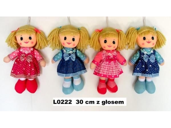 Sun-Day Stoffpuppe Mit Stimme, 30 Cm (L0222)
