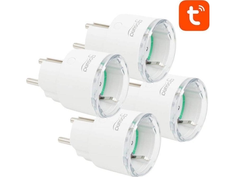 Gosund Smart WiFi-uttag Gosund SP111 3680W 16A, Tuya 4-pack | Belysning - Intelligent belysning (Smart Home) - Smarta kontakter | GameStuff