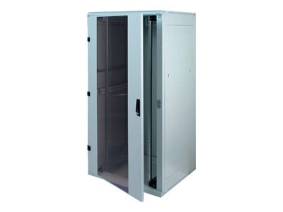 Triton 19" Delta Rz Rack 42U/800X800 Glass Door, Freistehendes Gestell, 400 Kg, 95,6 Kg, Grau