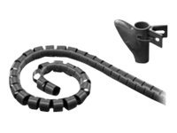 Goobay Kabelkanal - Robuster Spiralschlauch Gegen Den Kabelsalat, 2,5M, Schwarz