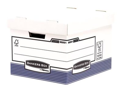R-Kive Prima - Opbevaringsboks - For A4 (210 X 297 Mm), Foolscap (343 X 432 Mm) - Hvid