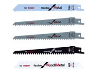Bosch F016800307, Puukkosahanterä, Metalli, Kipsilevy, Puu, 5 kpl