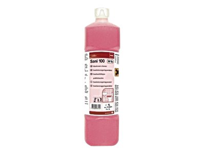 Sani 100 W1b - Rengøring - væske - flaske - 1 L - parfume - professionel - koncentreret - rød