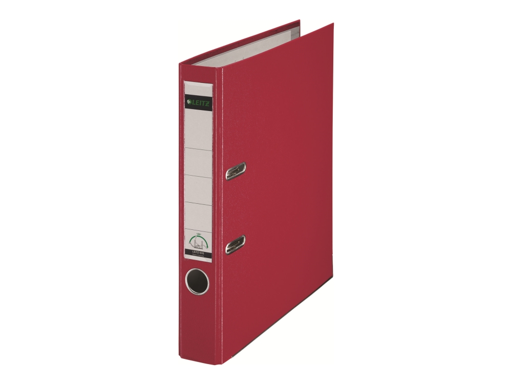 Leitz 180° Plastic Lever Arch File, A4, Rot, 350 Blätter, 5,2 Cm, 55 Mm, 320 Mm