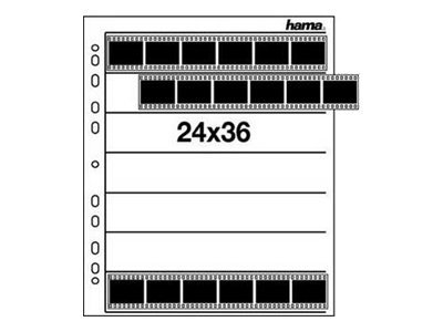 Hama Negativlomme 24x36 (6/7) PP 25 stk