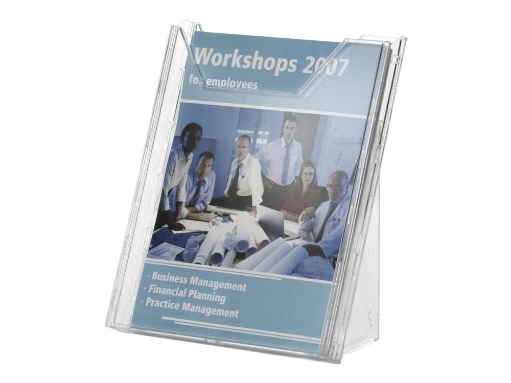 Durable COMBIBOXX brochureholder med 1 fag i størrelsen A4