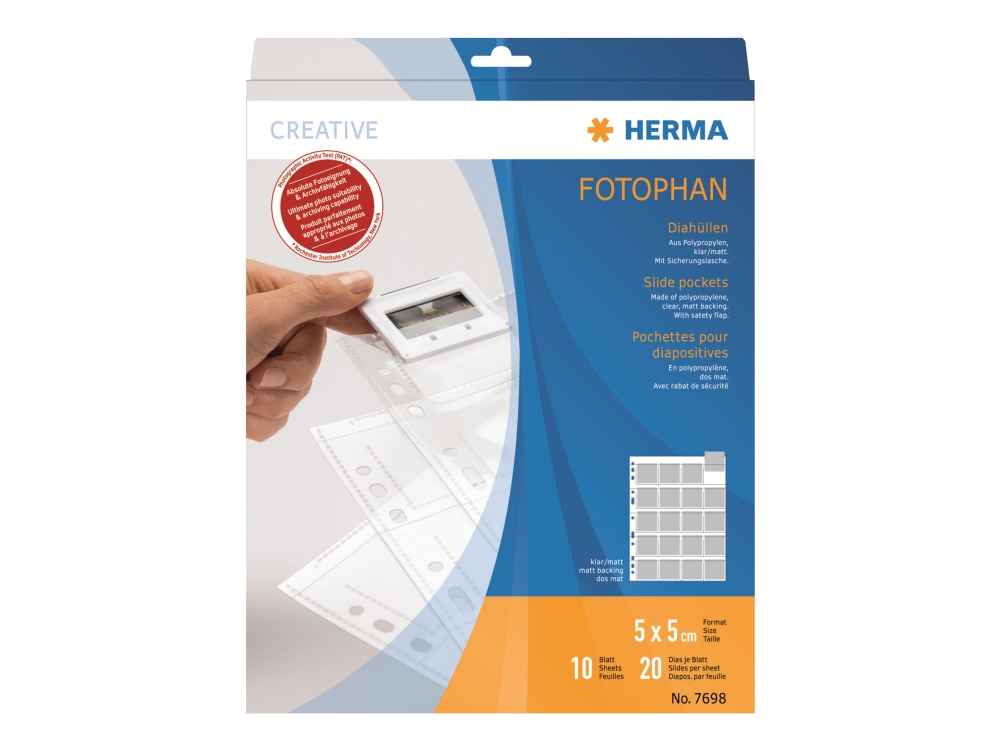 HERMA fotofan - omslag x 10 | Fickor och skydd | GameStuff