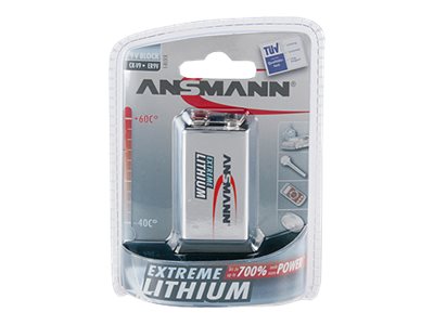 Ansmann Extreme Lithium Block Batteri