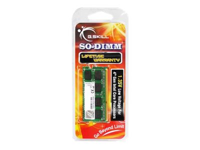 G.Skill 4Gb Ddr3-1600, 4 Gb, 1 X 4 Gb, Ddr3, 1600 Mhz, 204-Pin So-Dimm