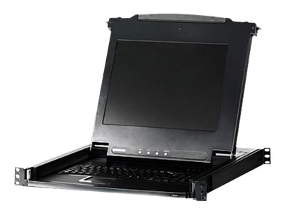 Aten Single Rail Lcd Konsole (Ps/2-Usb, Vga), 43,2 Cm (17"), Lcd, Ps/2, Ps/2, Vga, Us Englisch
