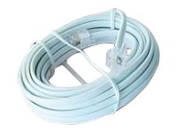Gembird Tc6p4c-3M, 3 M, Rj11, Rj11, Weiß, Männlich, Männlich