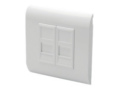 Digitus Leerdose Für Keystone Module, Rahmen 80X80mm, Französischer Typ, Rj-45, Weiß, 80 Mm, 80 Mm, China