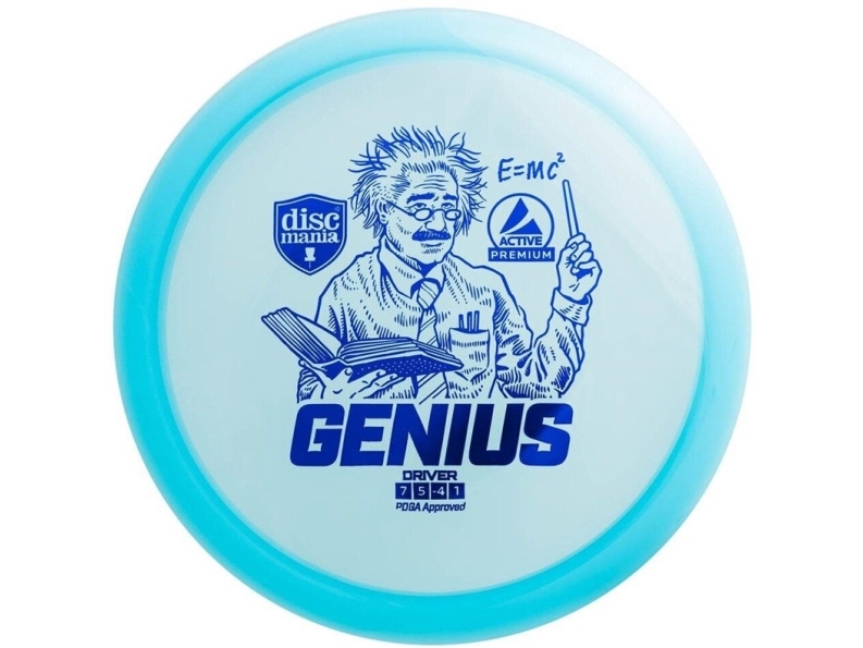 Diskmania Diskgolfo Diskas Fairway Driver Genius Active Premium Mėlyna