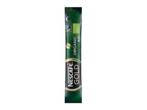 Kaffe Nescafe Gold Organic 2g Økologisk sticks frysetørret instant (DK-ØKO-100),300 stk x 2 g/krt