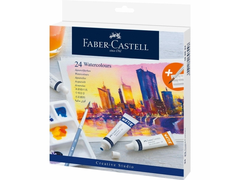 Faber-Castell 169624, Multi, Aquarelllack, Paste, 9 Ml, 24 Stück(E) |