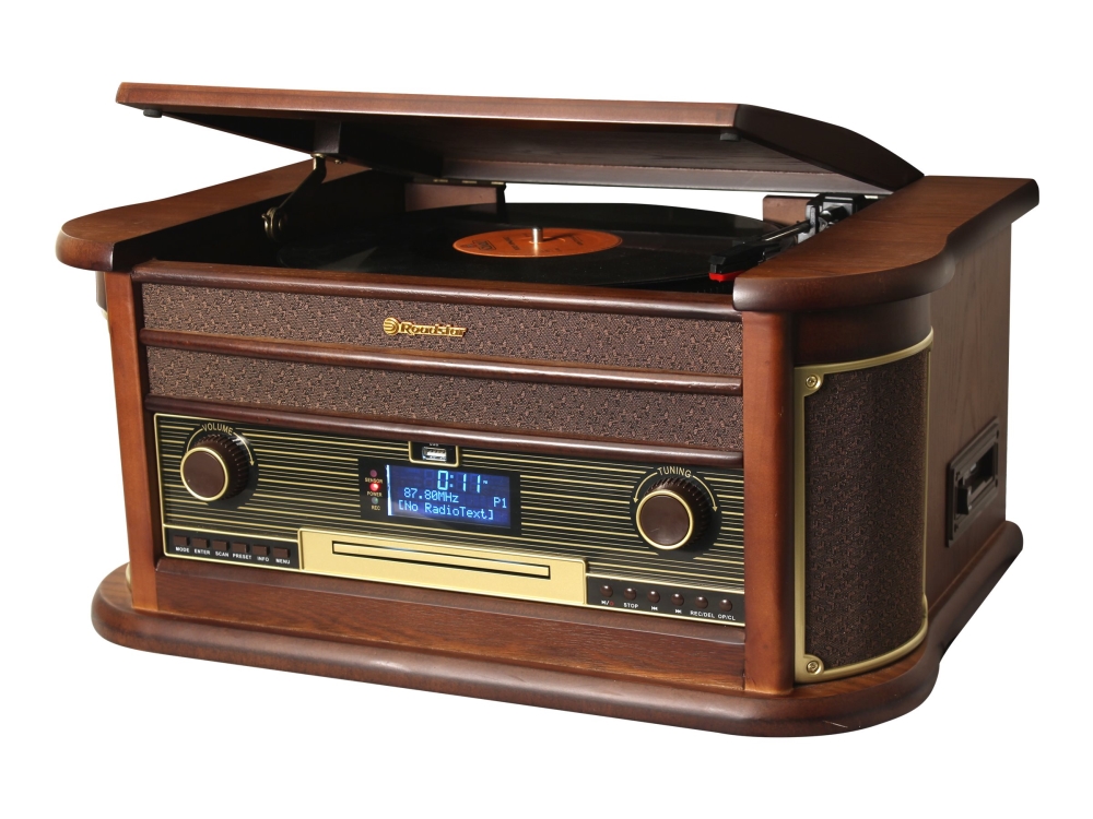 Roadstar HIF-1996D+BT - Audiosystem - 2 x 2.5 Watt - træ