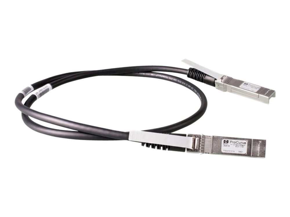 Hpe - Netværkskabel - Sfp+ - 1 M - For Modular Smart Array 1040, P2000 G3 Hpe Aruba 2930F 24, 2930F 48, 5406