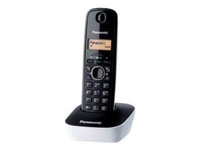 Panasonic KX-TG1611 - Trådlös telefon med nummerpresentation - DECT - 3-riktad samtalsförmåg - elfenben | Tele & GPS - Fast & IP telefoner - Alla fast telefoner | GameStuff