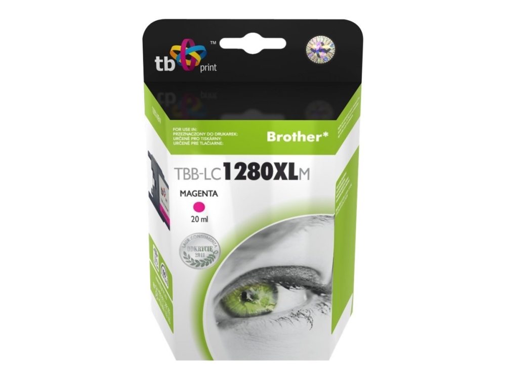 Tb - 20 Ml - Magenta - Kompatibel - Tintenpatrone (Alternative Zu: Brother Lc1280xlm) - Für Brother Mfc-J5910dw, Mfc-J6510dw, Mfc-J6710dw, Mfc-J6910d