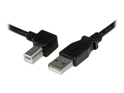 Startech 2M Usb 2.0 A To Left Angle B Cable Cord - 2 M Usb Printer Cable - Left Angle Usb B Cable - 1X Usb A (M), 1X Usb B (M) (Usbab2ml) - Usb-Kabel