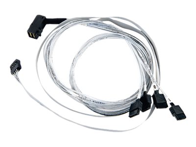 Microchip Adaptec - Sas Internes Kabel - Md Seitenbänder - Sas 6Gbit/S - 4-Lane - Sata (Buchse) Zu 4 X Mini Sas Hd (Sff-8643) (Stecker) - 80 Cm - Win