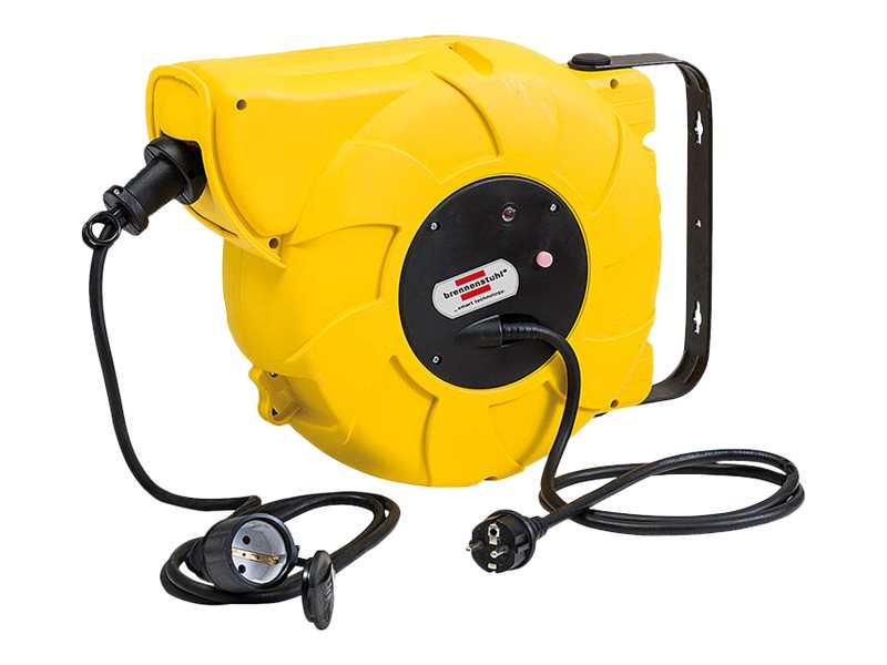 brennenstuhl H07RN-F 3G1,5 - Förlängningskabel för ström - power CEE 7/7 (hona) till power CEE 7/7 (hane) - AC 230 V - 11 m - svart | EL Artiklar - Kablar och ledningar - Kabelrullar | GameStuff