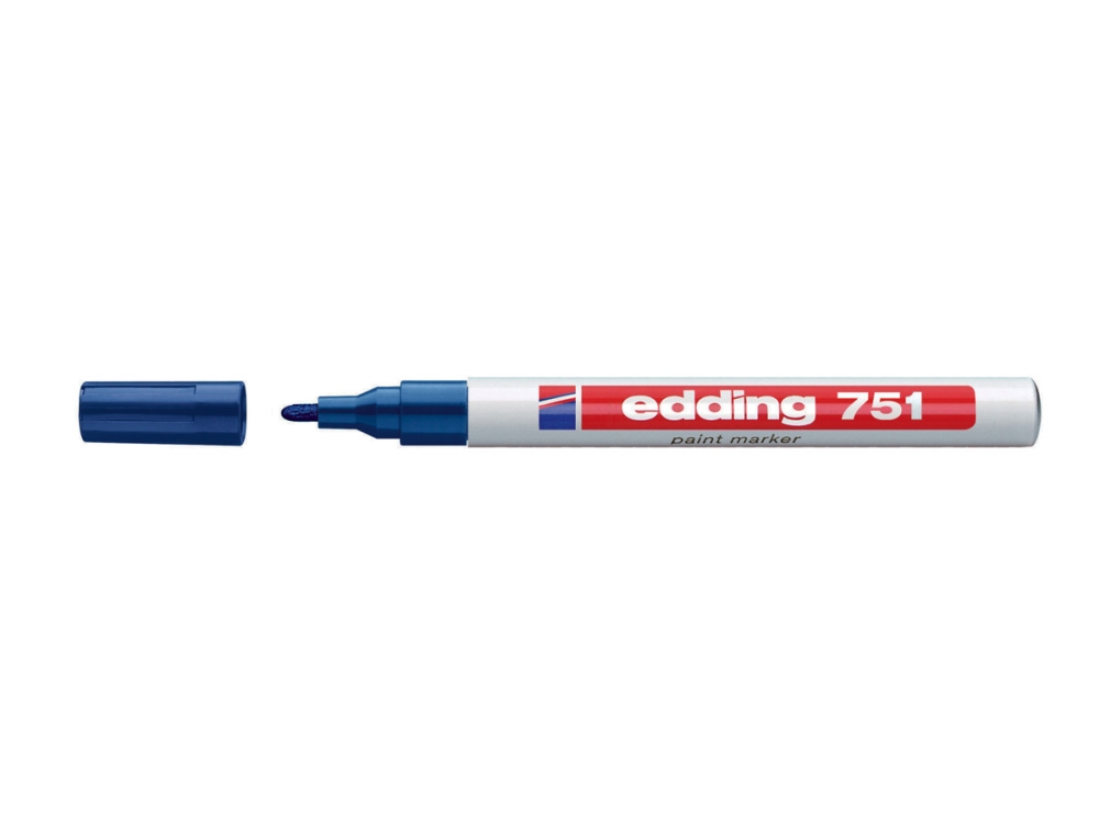 Edding 751F paintmarker 1-2mm blå
